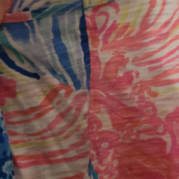 XL Lilly Pulitzer Gigi V-Neck Tank Top GUC - Picture 6 of 6